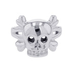Dior Ring Tete de Mol Skull Diamond 18k White Gold
