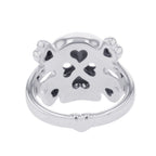 Dior Ring Tete de Mol Skull Diamond 18k White Gold — view 3