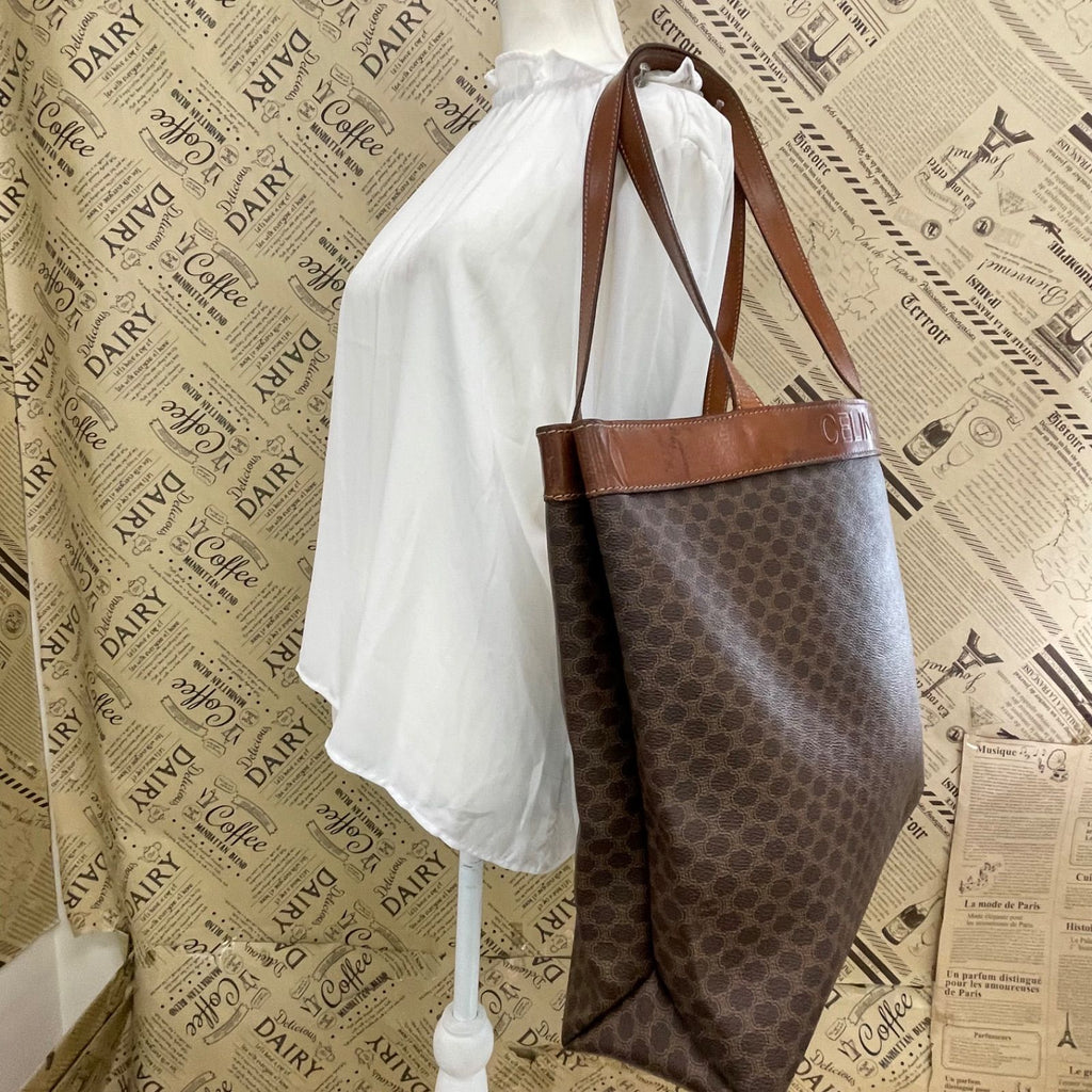 Celine Macadam Monogram Leather Bag — view 3