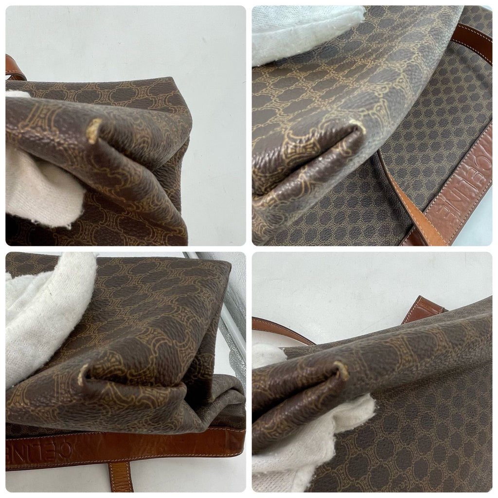 Celine Macadam Monogram Leather Bag — view 6