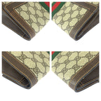 Gucci Vintage Sherry Line Beige Brown Gold 38 Clutch — view 4