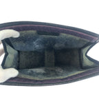 Gucci Vintage Sherry Line Navy Red 67 014 Clutch — view 8