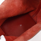Hermes Picotin Lock GM Taurillon Clemence Red Silver Handbag — view 6