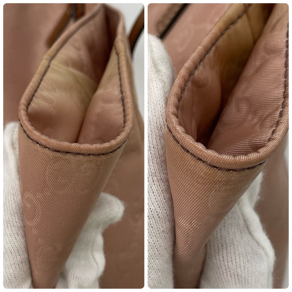 Gucci Tote GG Nylon Business Shoulder Pink Travel — view 6