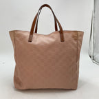 Gucci Tote GG Nylon Business Shoulder Pink Travel — view 2