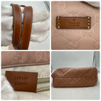 Gucci Tote GG Nylon Business Shoulder Pink Travel — view 5