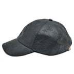 Louis Vuitton Cap Monogram Shadow Black Silver Hat Leather — view 4