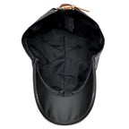 Louis Vuitton Cap Monogram Shadow Black Silver Hat Leather — view 6