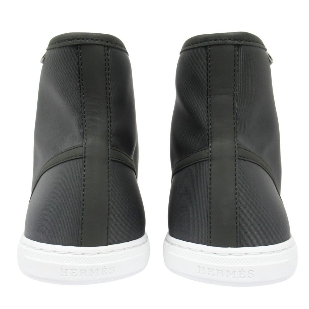 Hermes Express Sneakers Shoes High Cut 43.5 Gray — view 4