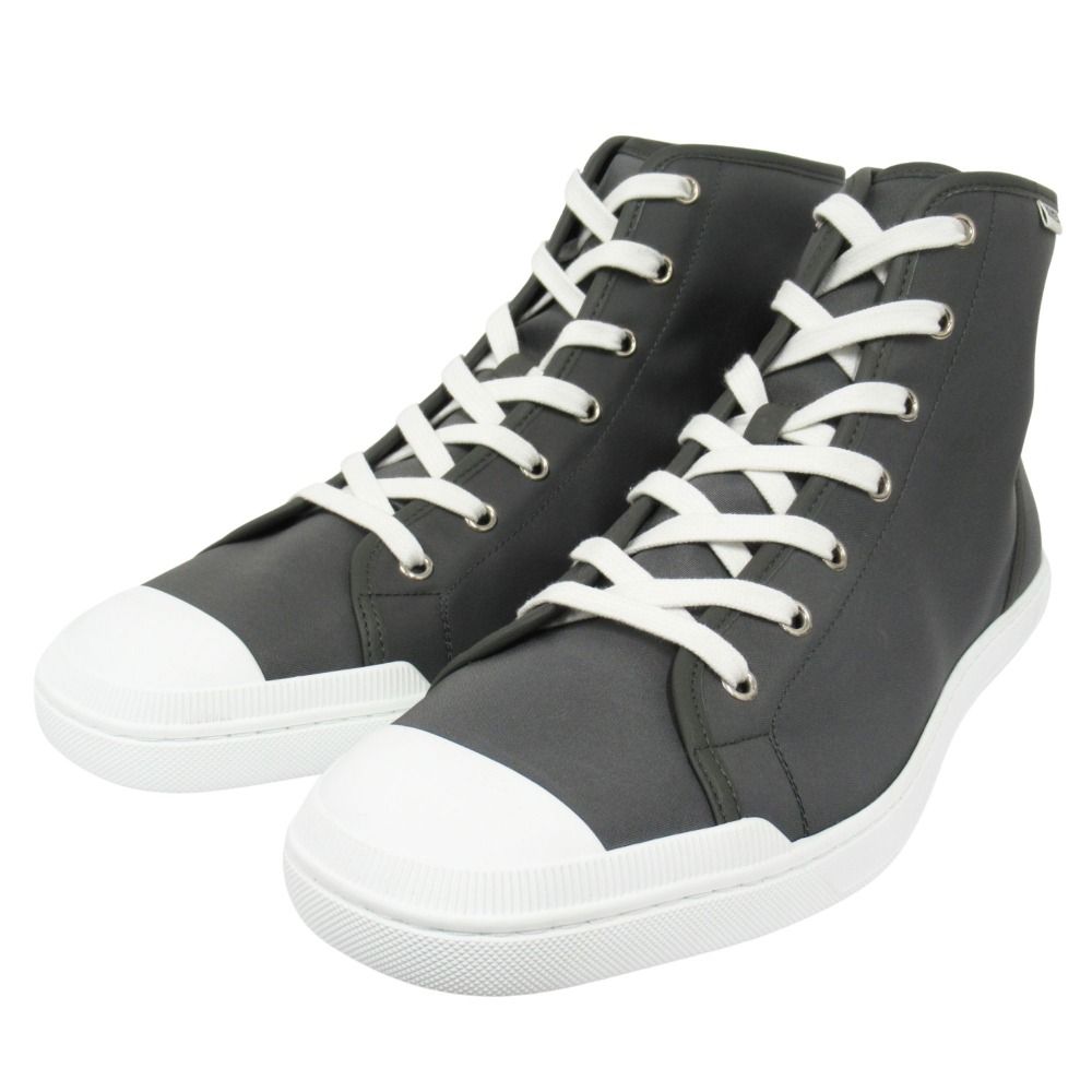 Hermes Express Sneakers Shoes High Cut 43.5 Gray — view 3