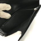 Chanel Bifold Wallet Leather Black Coin Case — view 8