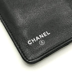 Chanel Bifold Wallet Leather Black Coin Case — view 7