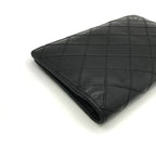 Chanel Bifold Wallet Leather Black Coin Case — view 4