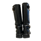 Fendi Leather Engineer Boots 39 Black — view 3
