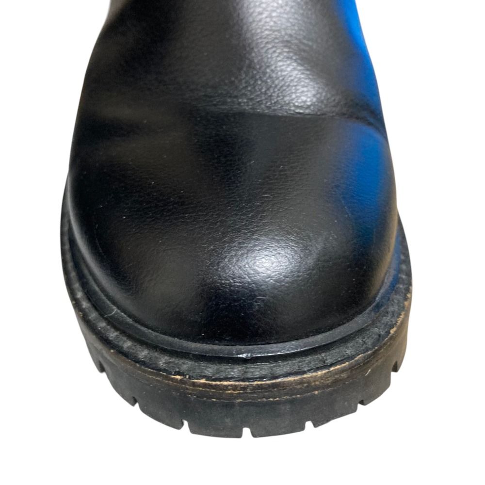 Fendi Leather Engineer Boots 39 Black — view 7
