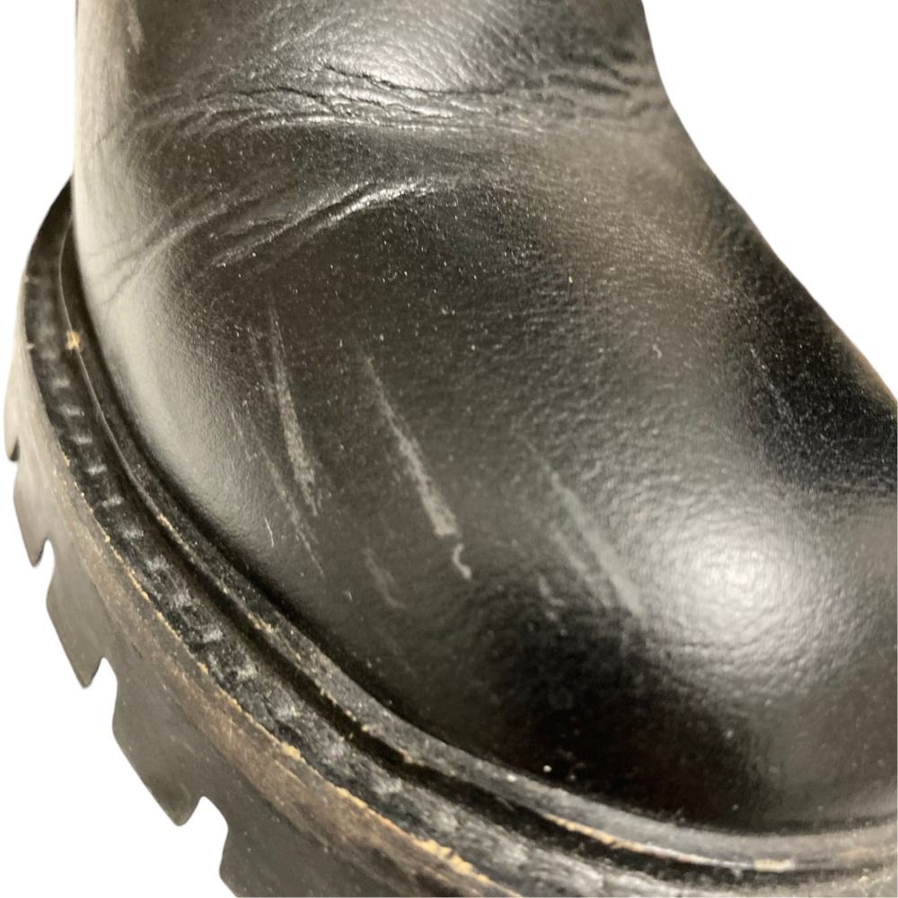 Fendi Leather Engineer Boots 39 Black — view 5