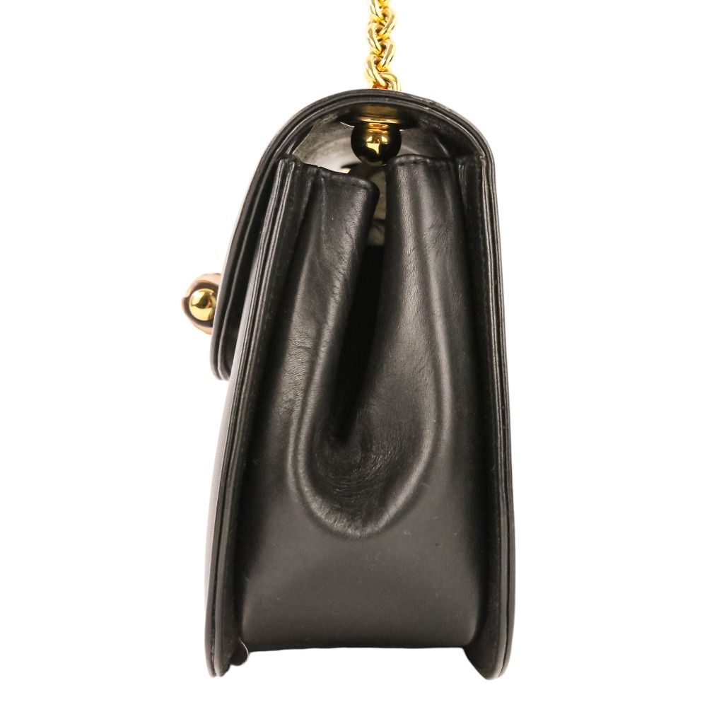 Gucci Bamboo Turnlock Chain Shoulder Bag 001 115 Black — view 4