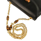 Gucci Bamboo Turnlock Chain Shoulder Bag 001 115 Black — view 6