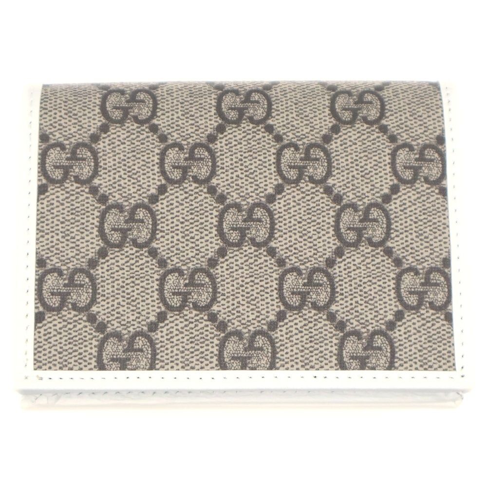 Gucci Mushroom Hattie Stewart GG Supreme Wallet Brown — view 2