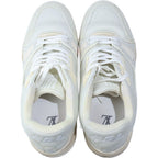 Louis Vuitton LV Trainers Leather Low Cut Sneakers White — view 4