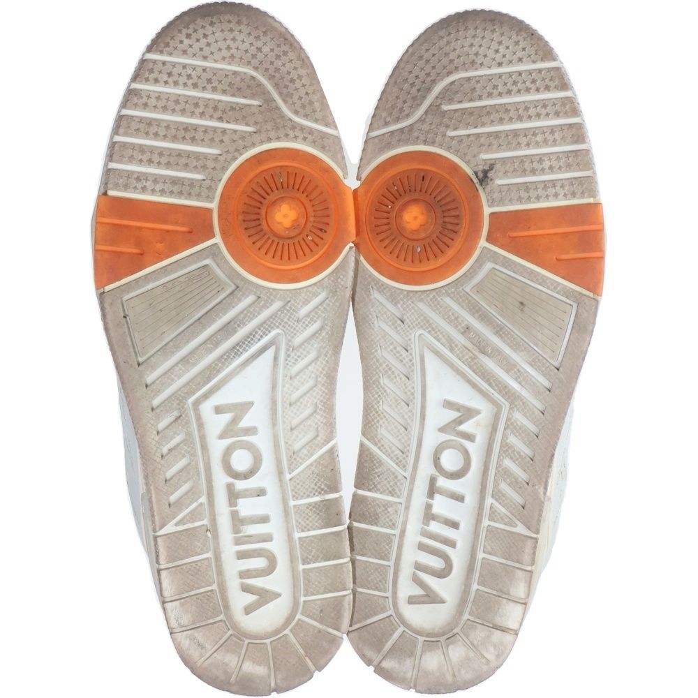 Louis Vuitton LV Trainers Leather Low Cut Sneakers White — view 5