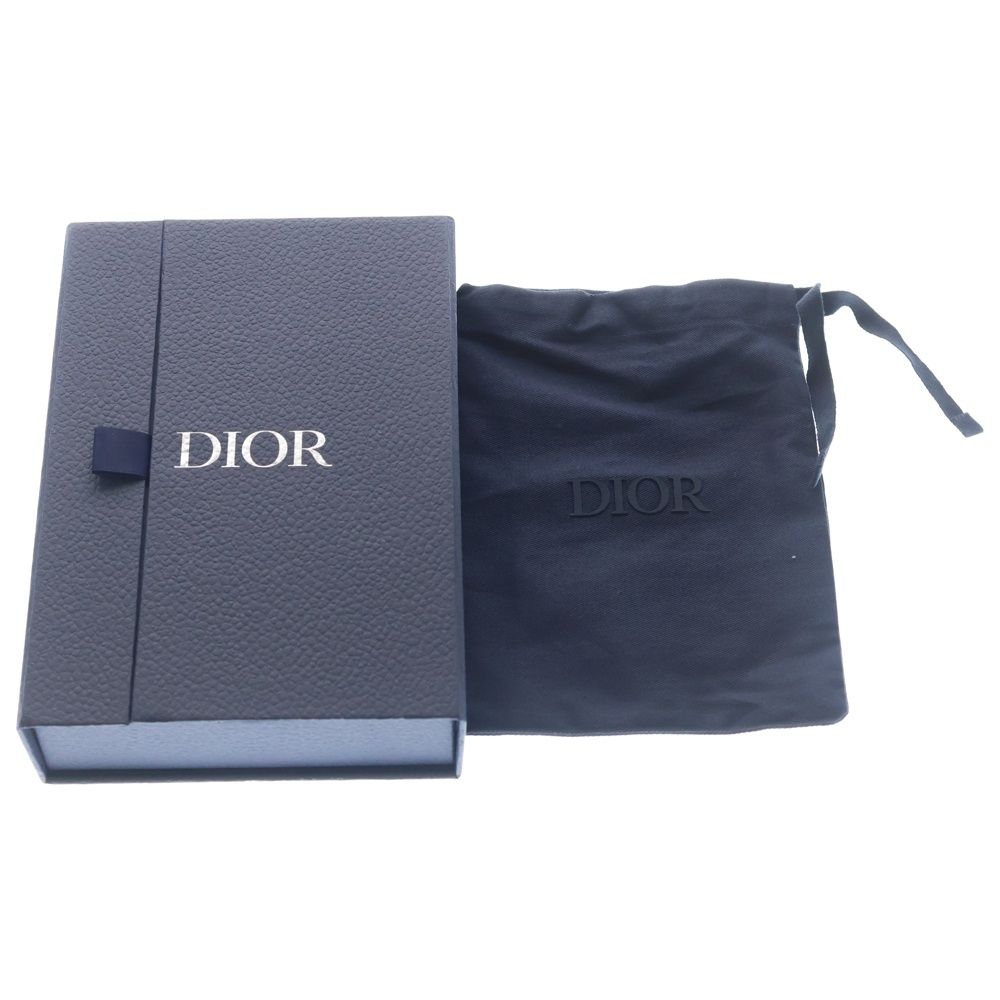 Dior Saddle Oblique Black Pattern Flap Card Case with Neck Strap Mini Shoulder — view 6