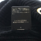 Chanel Sequin Logo Cashmere Knit Hat Black — view 8