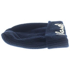 Chanel Sequin Logo Cashmere Knit Hat Navy — view 4