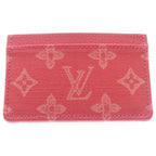 Louis Vuitton Monogram Origin Card Case Business Holder Sample Rose Ribbon Pink — view 2