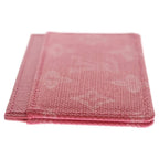Louis Vuitton Monogram Origin Card Case Business Holder Sample Rose Ribbon Pink — view 3