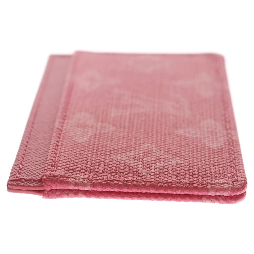 Louis Vuitton Monogram Origin Card Case Business Holder Sample Rose Ribbon Pink — view 3
