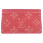 Louis Vuitton Monogram Origin Card Case Business Holder Sample Rose Ribbon Pink