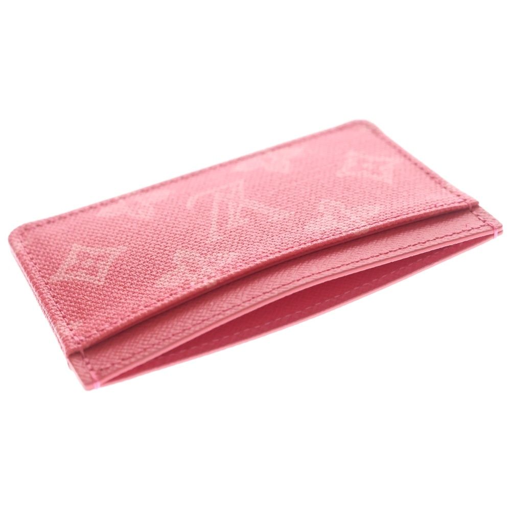 Louis Vuitton Monogram Origin Card Case Business Holder Sample Rose Ribbon Pink — view 5