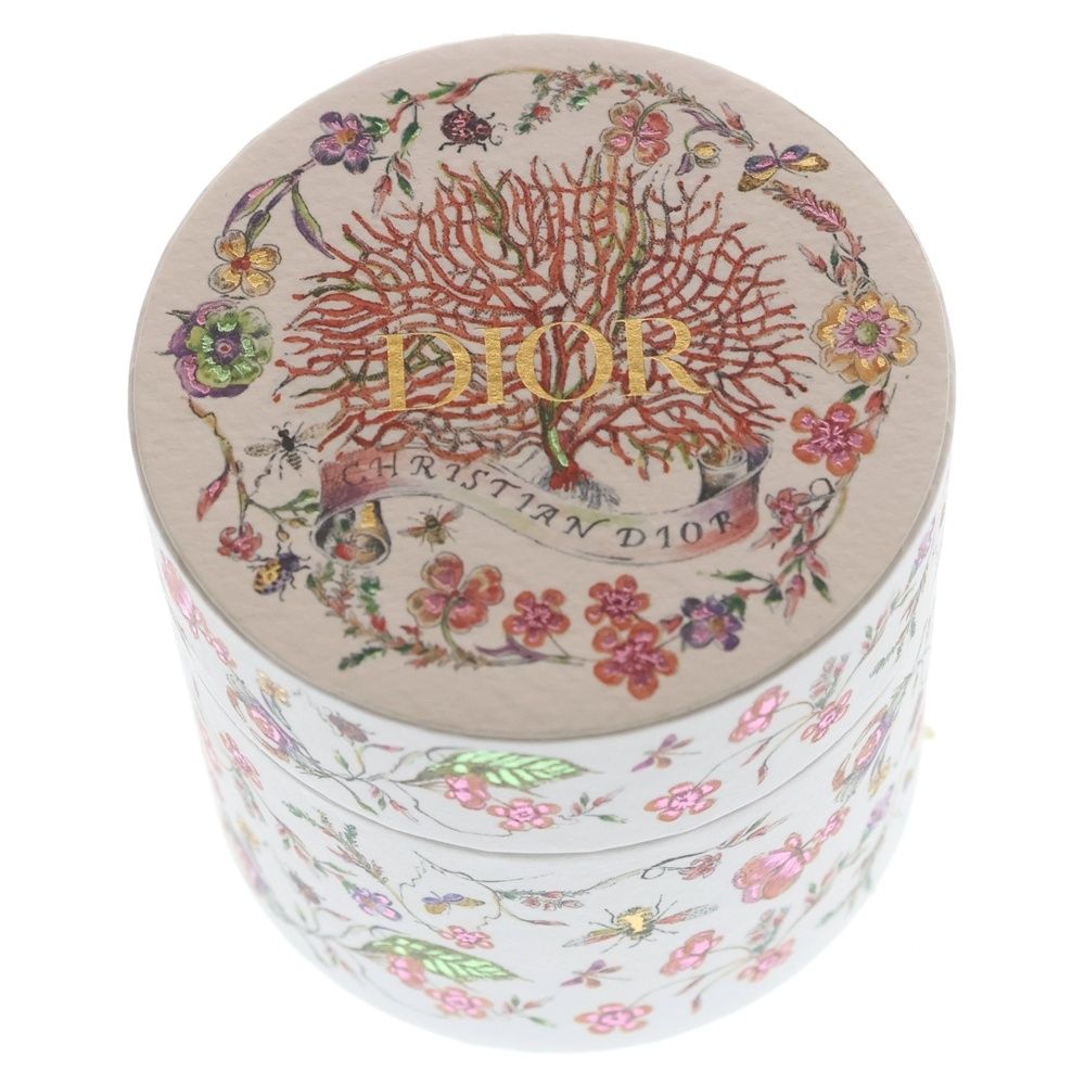 Dior Mitzah Logo Print Silk Scarf Pink Beige — view 6