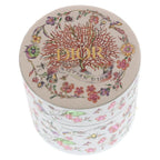Dior Mitzah Logo Print Silk Scarf Pink Beige — view 6