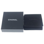 Chanel CC Logo Faux Pearl Rhinestone Brooch Pin Badge Silver — view 6