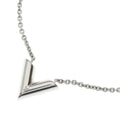 Louis Vuitton Senshal Necklace Pendant Chain Silver