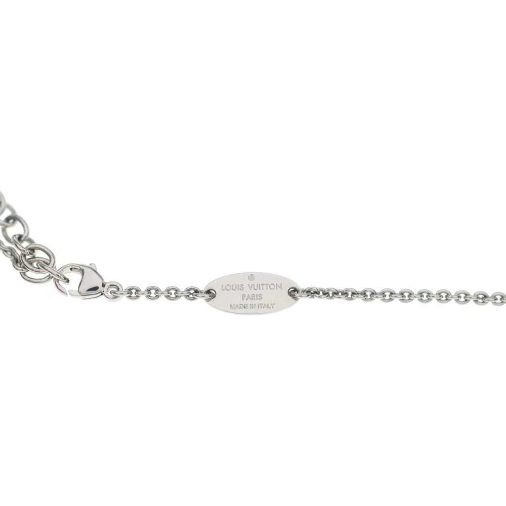 Louis Vuitton Senshal Necklace Pendant Chain Silver — view 5