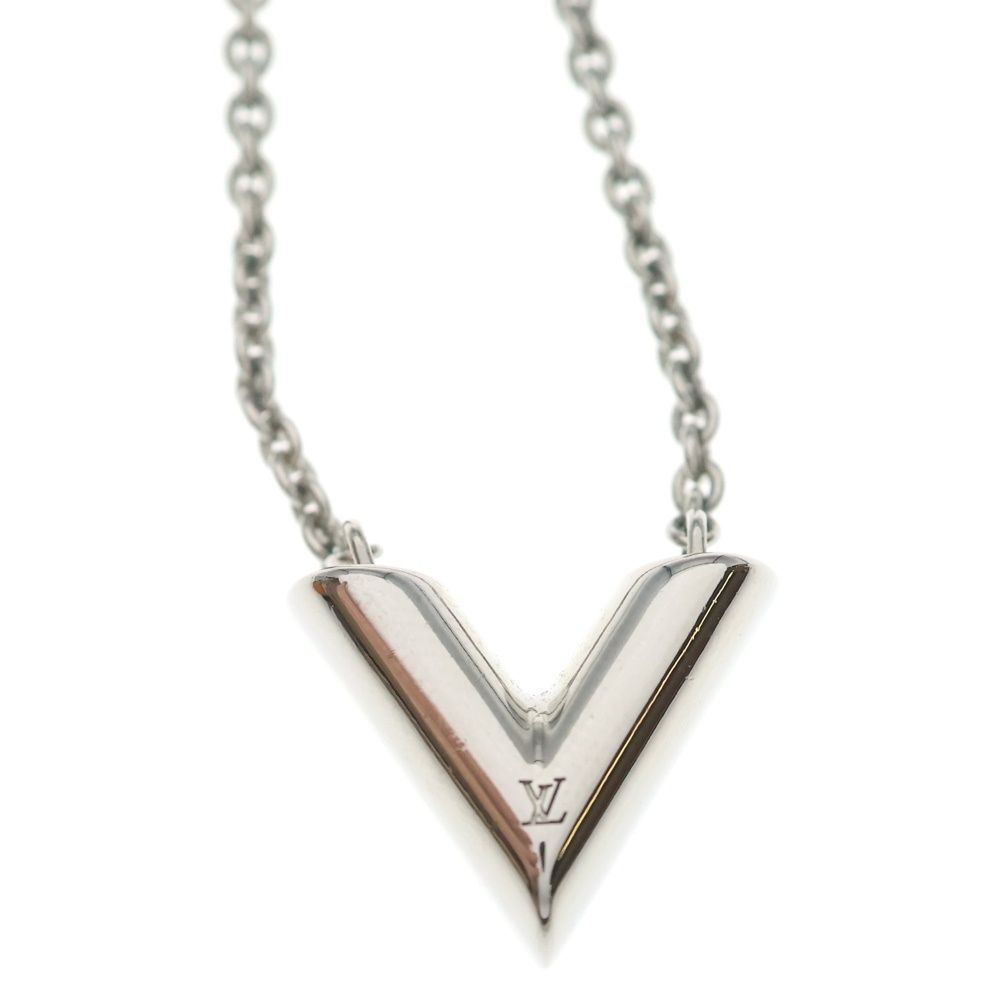 Louis Vuitton Senshal Necklace Pendant Chain Silver — view 3
