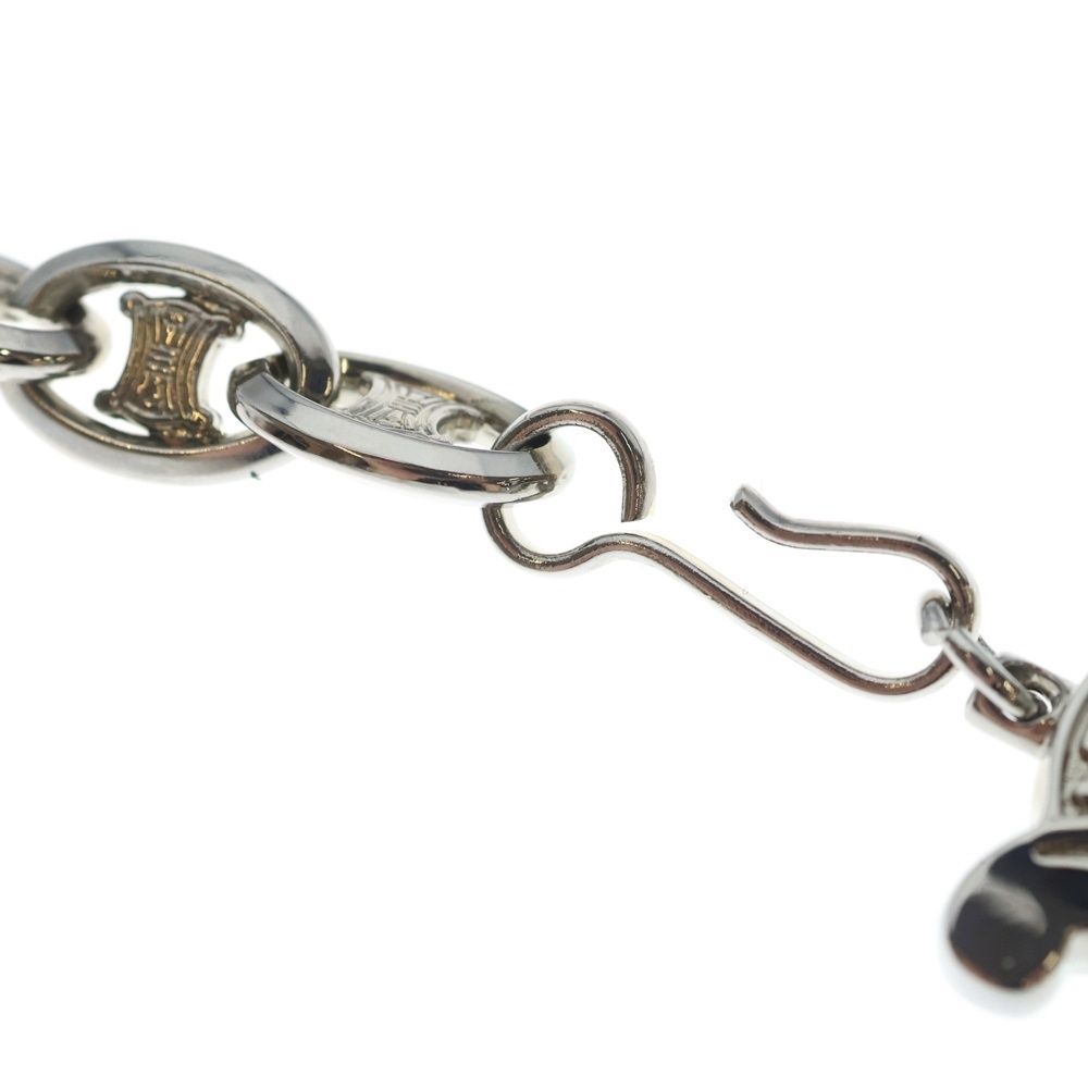Celine Triomphe Chain Belt Silver — view 5