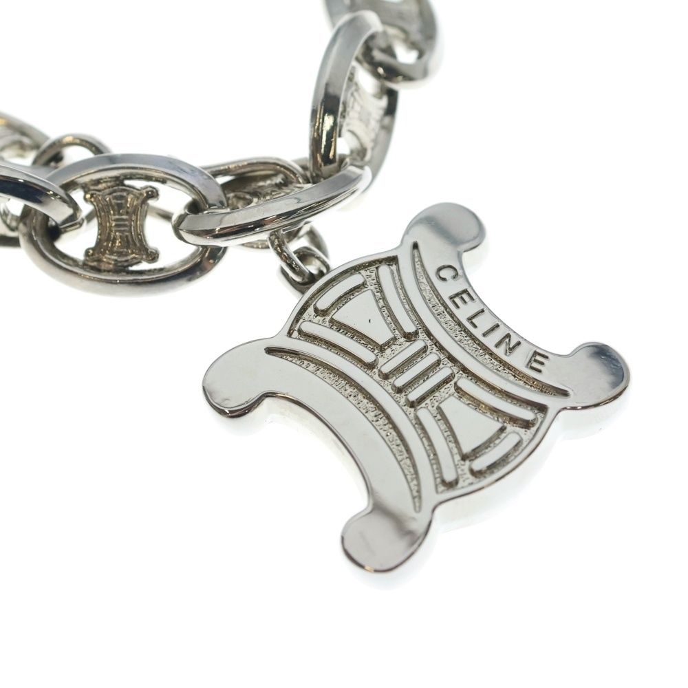 Celine Triomphe Chain Belt Silver — view 4
