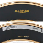 Hermes Enamel GM Jungle Camouflage Bangle Bracelet — view 3