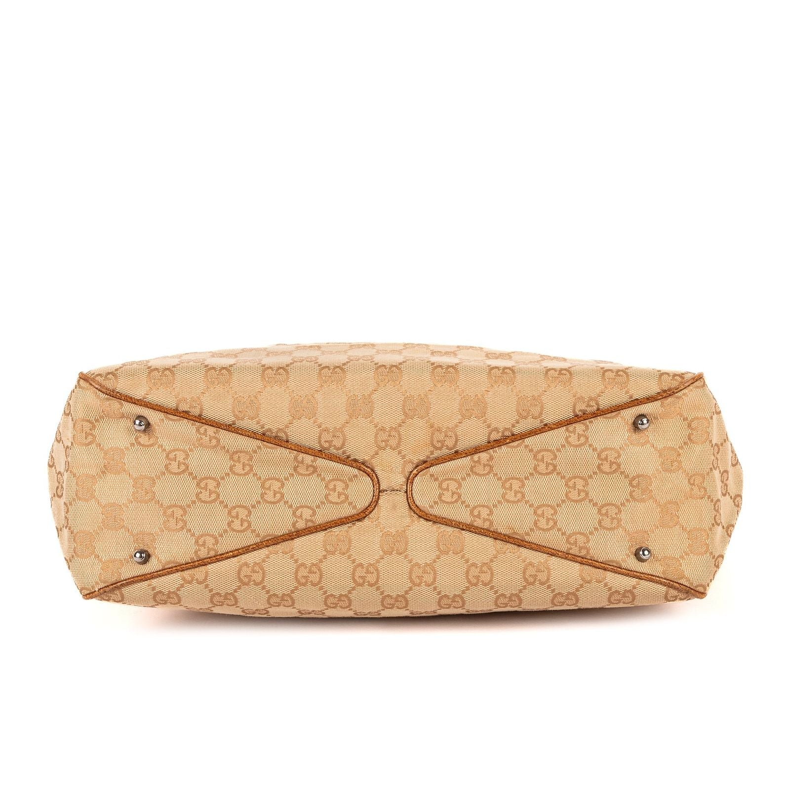 Gucci Shoulder Tote Tongue Beige GG Canvas — view 6