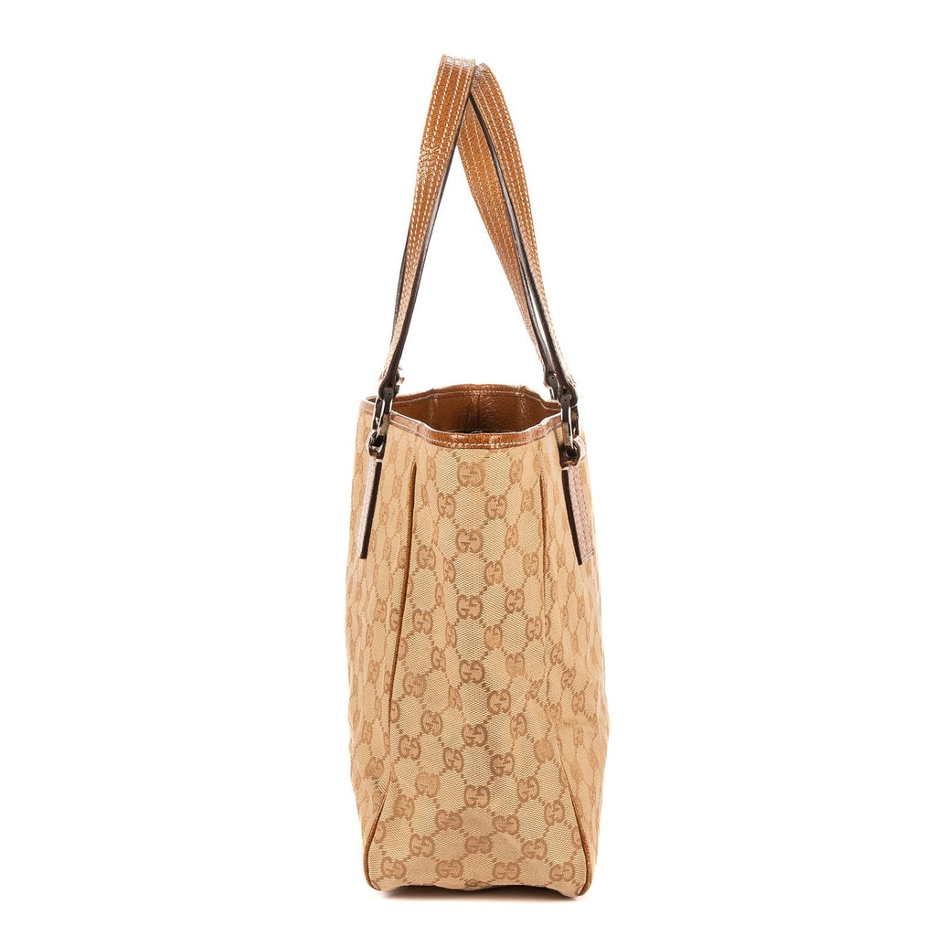 Gucci Shoulder Tote Tongue Beige GG Canvas — view 3
