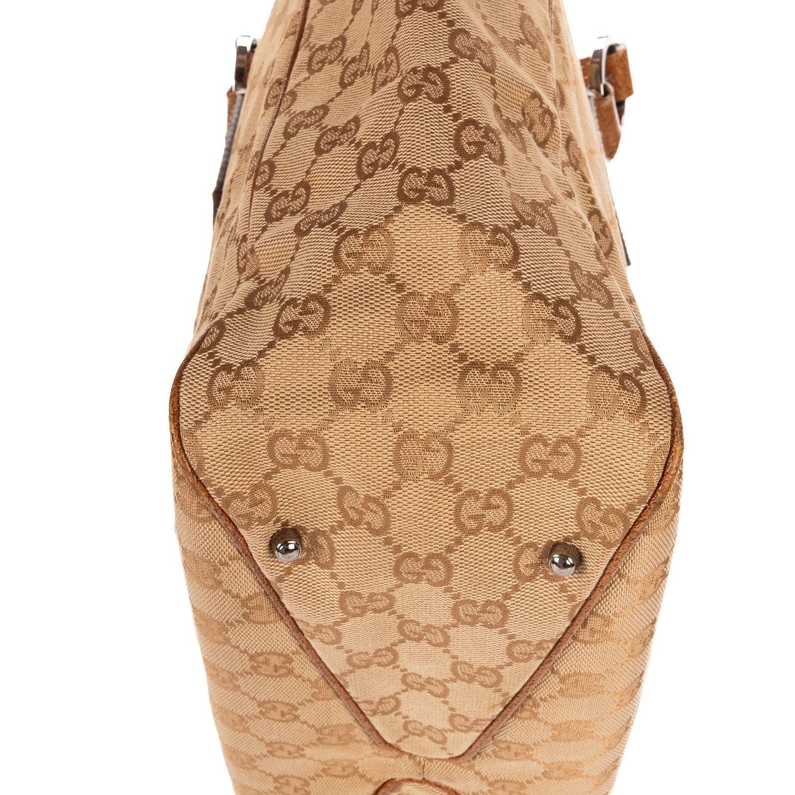 Gucci Shoulder Tote Tongue Beige GG Canvas — view 8