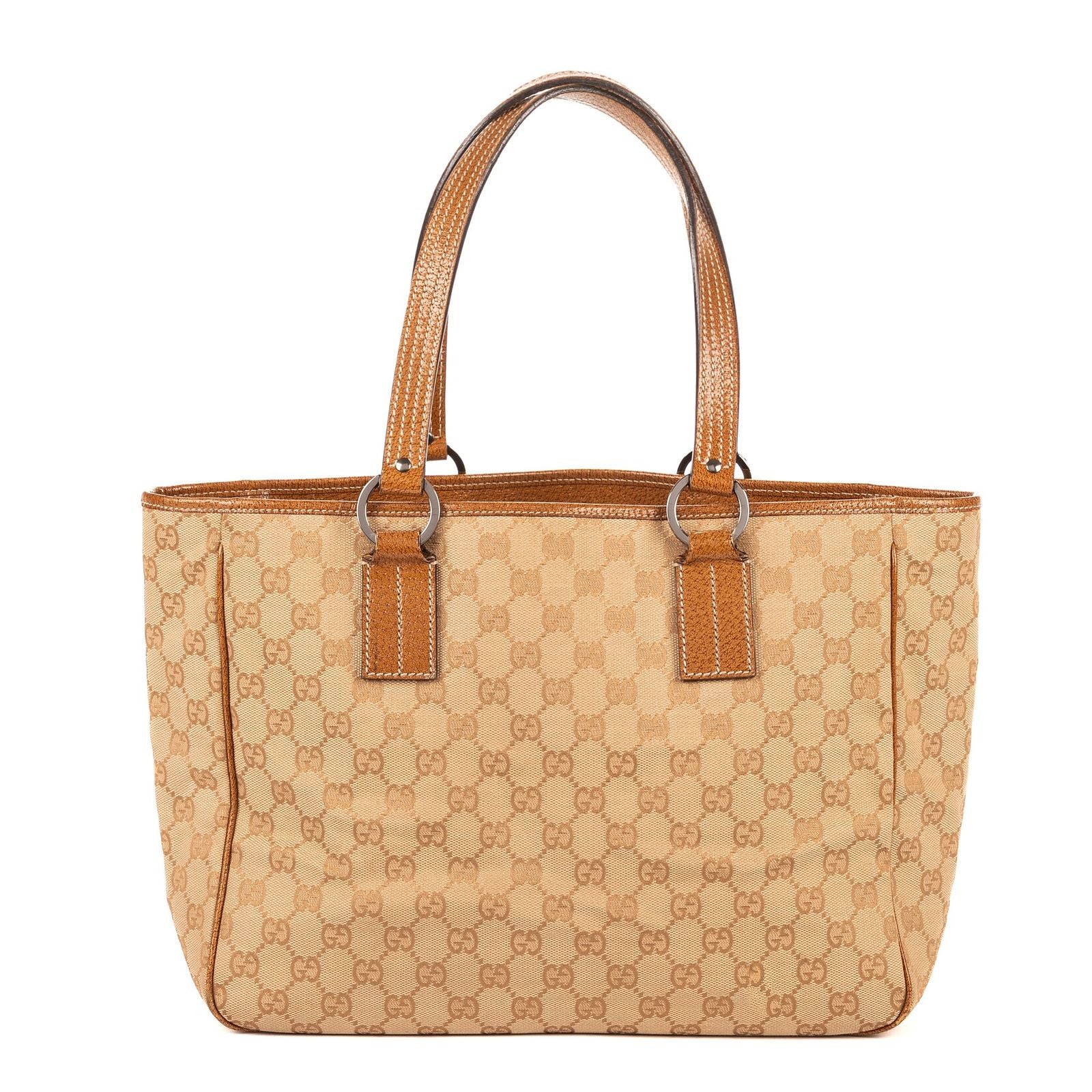 Gucci Shoulder Tote Tongue Beige GG Canvas — view 5