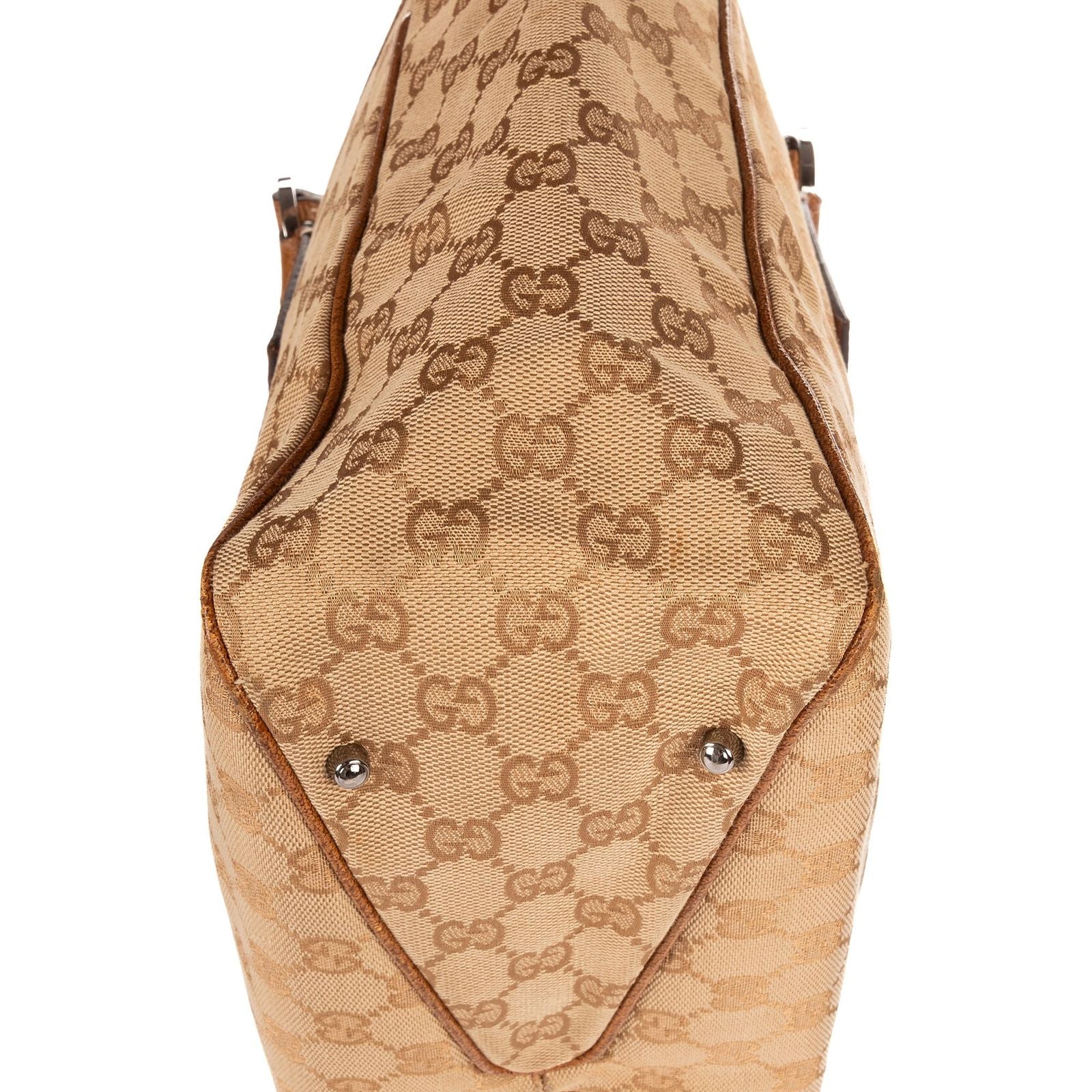 Gucci Shoulder Tote Tongue Beige GG Canvas — view 7