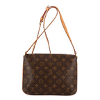 Louis Vuitton Musette Tango Brown Monogram Canvas — view 5