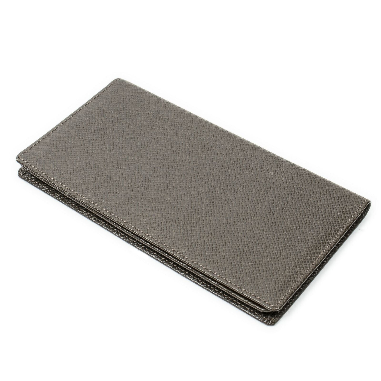 Louis Vuitton Bifold Long Card Holder Holds 6 Cards Brown Taiga Leather — view 2