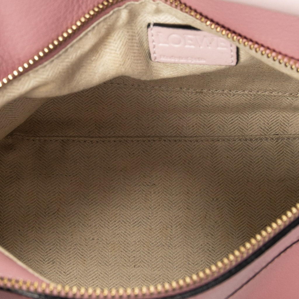 Loewe Mini Puzzle Bag Pink Calfskin Leather — view 9